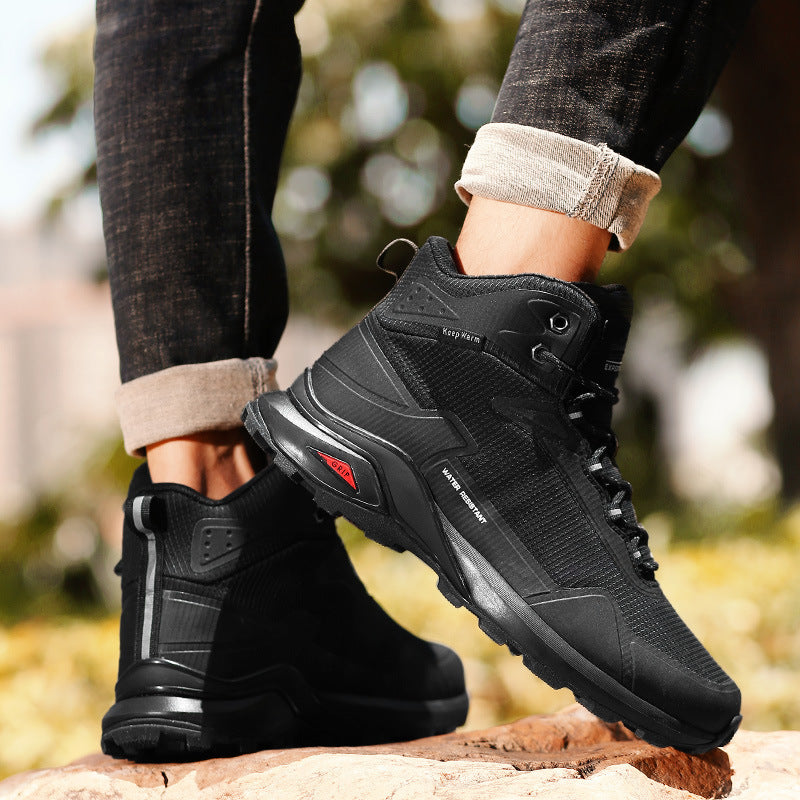 Explore the Great Outdoors with Our Large Size High-top Hiking Shoes